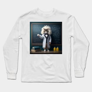 Albert Einstein's cat Long Sleeve T-Shirt